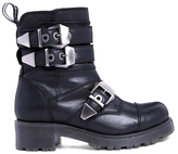 Thumbnail for your product : Bronx Leather Biker Buckle Detail Boots