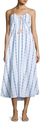 Heidi Klein Folly Island Tassel-Tie Maxi Dress, White