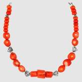 Thumbnail for your product : Gucci Anger Forest beaded necklace in silver