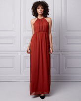 Thumbnail for your product : Le Château Chiffon Halter Gown