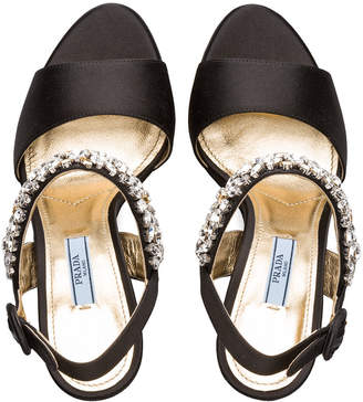 Prada embellished platform sandals