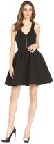 Thumbnail for your product : Rebecca Minkoff black sleevless zip front 'Royce' dress