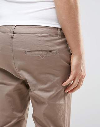 ASOS Skinny Super Cropped Chinos In Light Brown
