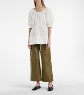 Thumbnail for your product : Proenza Schouler White Label puff-sleeve cotton top