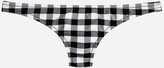 Thumbnail for your product : J.Crew Lowrider bikini bottom in oversized matte gingham