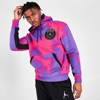 Nike Men's Jordan Paris Saint-Germain Tie-Dye Printed Fleece Hoodie -  ShopStyle