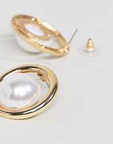 Thumbnail for your product : DesignB London Oversized Pearl Earrings