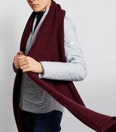 Thumbnail for your product : William Sharp Cashmere Waffle-Knit Scarf