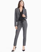 Thumbnail for your product : Whbm Plaid Slim Ankle Pants