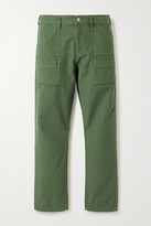 army green cargo capris