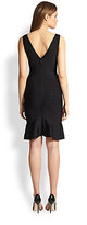 Thumbnail for your product : Herve Leger Sleeveless Corset-Front Bandage Dress