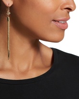 Thumbnail for your product : Chico's Sari Linear Gold Chain Earrings