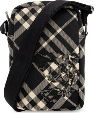 【BURBERRY】EXAGGERATED CHECK SOUND BAG Burberry Exaggerated Check Sound Bag - ShopStyle