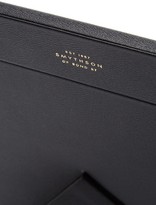 Thumbnail for your product : Smythson Grosvenor Leather Photo Frame - Black
