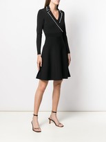 Thumbnail for your product : Sandro Faux-Pearl Trim Dress