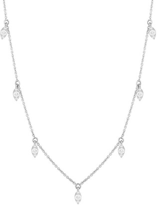 Dana Rebecca Designs 14kt white gold Sophia Ryan station diamond necklace
