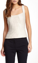Thumbnail for your product : L'Agence Square Neck Silk Tee