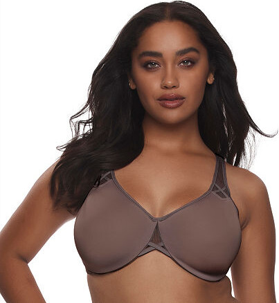 Paramour Amaranth Full Coverage Underwire Unlined Minimizer Bra 115087