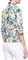Thumbnail for your product : Carolina Herrera Botanical Printed Button-Down Blouse