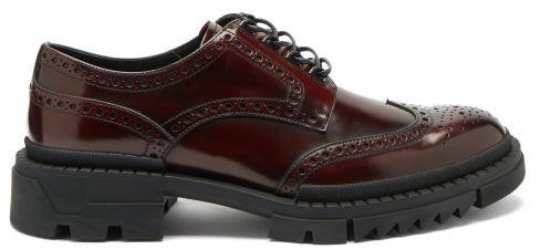 burgundy brogues mens