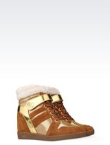 Thumbnail for your product : Armani Jeans High-Top Wedge Sneaker