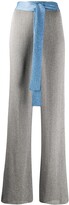 Thumbnail for your product : M Missoni Ribbed Flared Trousers