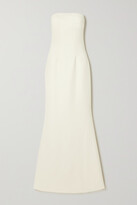 Thumbnail for your product : Safiyaa Strapless Crepe Gown - Ivory