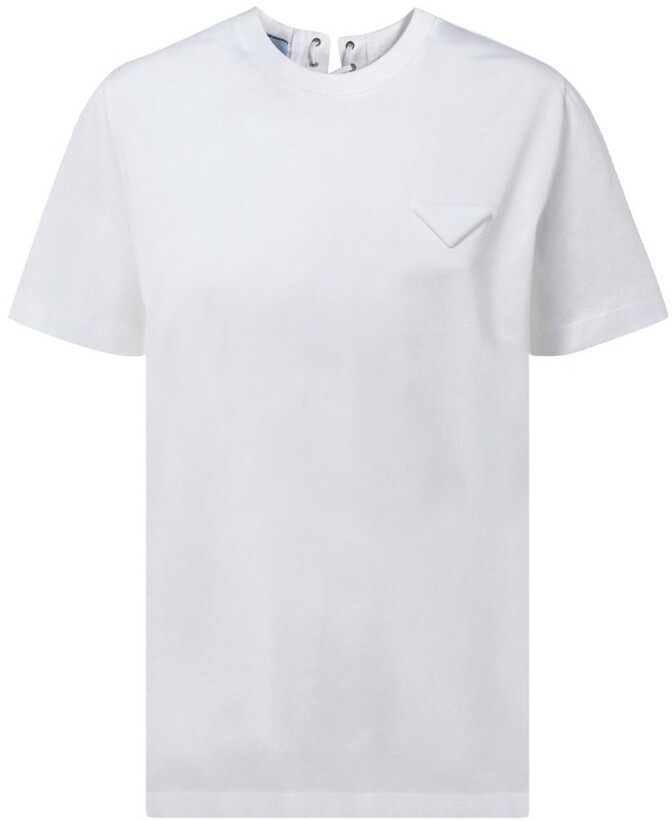 Prada White Women's T-shirts | Shop the world's largest collection of 