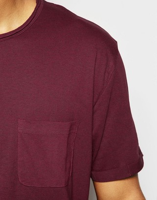 Solid T-Shirt with Front Pocket