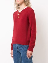 Thumbnail for your product : ALEXANDRA GOLOVANOFF Knitted V-Neck Sweater