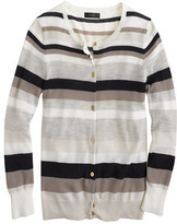 Thumbnail for your product : Collection featherweight cashmere cardigan in two-way stripe