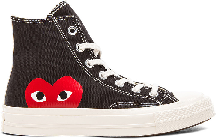 Converse large emblem low top canvas sneakers Clearance