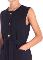 Thumbnail for your product : Tory Burch Sleeveless Fitted Cardi-coat