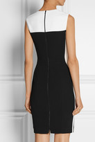 Thumbnail for your product : Narciso Rodriguez Paneled stretch-crepe dress
