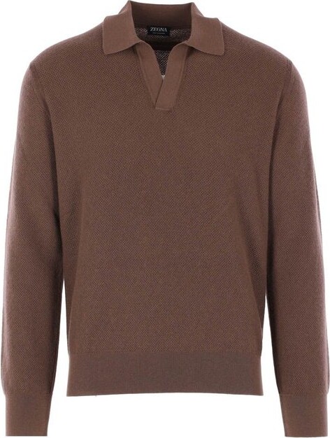 Ermenegildo Zegna Long Sleeve Knitted Jumper