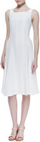 Thumbnail for your product : Theory Mayanna Selection Flared Dress, Open Off White