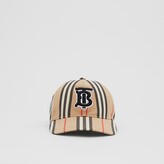 Thumbnail for your product : Burberry onogra otif Icon Stripe Cotton Baseball Cap