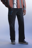 Thumbnail for your product : BDG Baggy Skate Fit Jean - Embroidered Butterfly