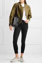 Thumbnail for your product : L'Agence The Margot Cropped High-rise Skinny Jeans - Black