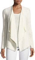 Thumbnail for your product : Neiman Marcus Tape-Yarn Draped Cardigan