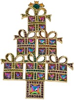 Thumbnail for your product : Heidi Daus Deck the Halls 2020 Multi-Color Crystal Pin