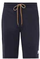 Thumbnail for your product : Paul Smith Striped-drawstring Cotton-jersey Pyjama Shorts - Navy