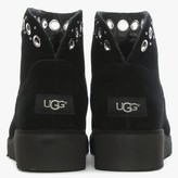 Thumbnail for your product : UGG Riley Black Suede Grommet Mini Boots