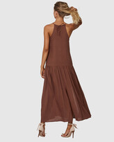Thumbnail for your product : Three of Something Women's Brown Maxi dresses - Times Like These Dress