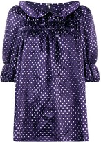 Thumbnail for your product : COMME DES GARÇONS GIRL Dotted Short Sleeved Blouse