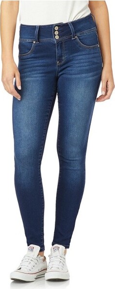 Wallflower WallFlowerWomen'sSassySkinnyHigh-RiseInstaSoftJuniorsJeans(StandardandPlus),Riverton,22Plus