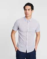 Thumbnail for your product : Brooksfield Short Sleeve Geo Print Shirt