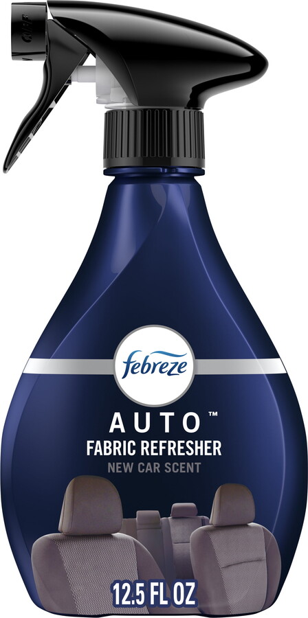 Febreze AUTO Car Fabric Spray, Odor Fighting Air Freshener, New Car, 12.5 fl oz