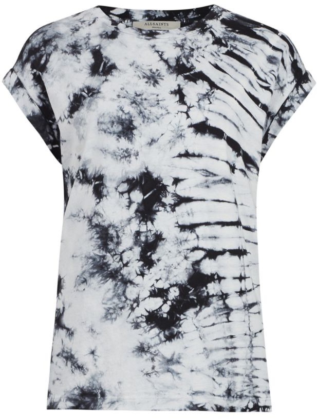 all saints tie dye t shirt