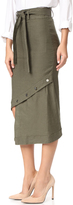 Thumbnail for your product : Robert Rodriguez Slanted Hem Skirt